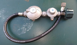 8RR43  DUAL REGULATOR FROM BBQ GRILL, 28&quot; LONG, GOOD CONDITION - £10.97 GBP