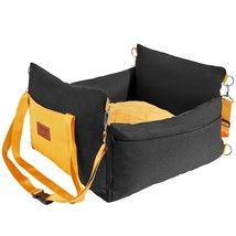 VEVOR Dog Booster Car Seat Pet Car Seat for Small Dog up to 25lbs Black - $49.49