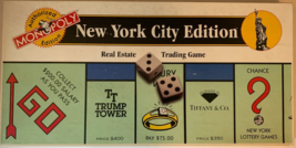 Monopoly 1996 New York City Edition Board Game Complete: Vintage, Collectible - £22.15 GBP
