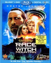 Race To Witch Mountain Dwayne Johnson 3 Disc BLU-RAY/DVD - $9.95