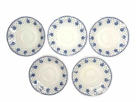 Creampetal Grindley England Tewksbury Saucer Plates 5 3/4” Set of 5 Vint... - £19.05 GBP