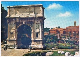 Postcard Arc Of Titus Rome Italy - £2.27 GBP