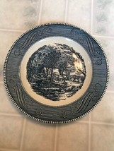 Vintage Royal Ironstone Currier and Ives 10&quot; Dinner Plate  The Old Grist... - £13.90 GBP