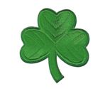 LUCKY GREEN CLOVER IRON ON PATCH 3&quot; Irish 3 Leaf Shamrock Ireland Embroi... - €3,38 EUR