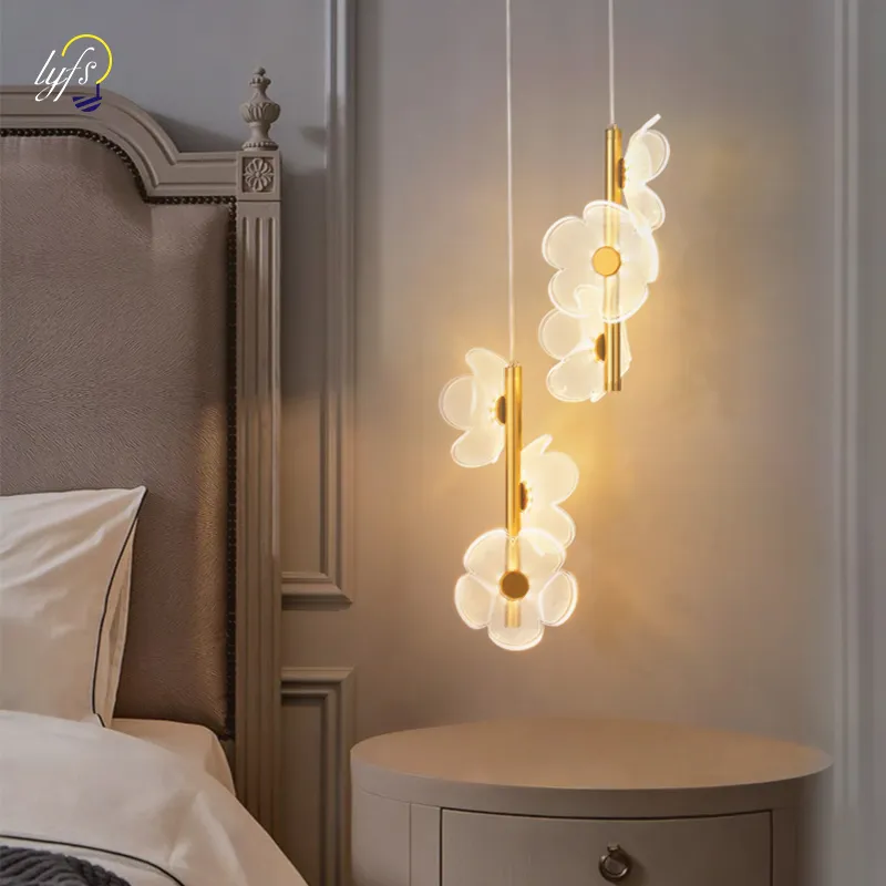 Lustre LED Pendant Light Fixture Nordic Hanging Lamps For Ceiling Bedside - £26.92 GBP+