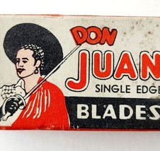 Don Juan Single Edge Razor Blades 1930s Surgical Chrome Steel 4pcs Antique E22 - £23.48 GBP