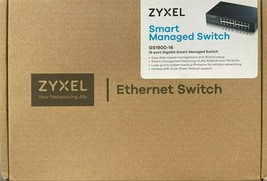 ZyXEL - GS1900-16 Rev 03F - 16-Port GbE Smart Managed Switch Ethernet - £235.60 GBP