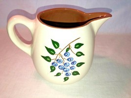 Vintage Stangl Pottery Dinnerware Blueberry Milk Pitcher AS IS - $22.49