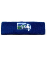 Seattle Seahawks NFL Licensed Vintage Throwback Blue Headband Sweatband ... - $275.97 MXN