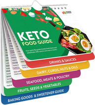 Keto Cheat Sheets Magnets Booklet - Keto Cookbook Meal Plan - Keto Diet ... - $13.15
