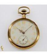 Elgin Open Face 14k Yellow Gold Pocket Watch 15 Jewel Size 12 Grade 315 - €1.574,33 EUR