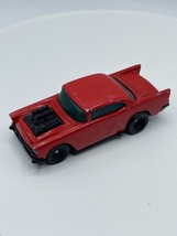 Vintage Hot Wheels 1955 Chevy Bel Air Hot Rod Red Car Black Engine Block 1993 - $7.59