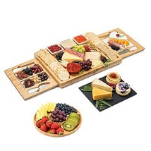 Charcuterie Boards,Extra Large Charcuterie Board Set - Cheese Board /Knife Set - £79.39 GBP