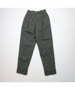 Vintage 90s Streetwear Womens 4 Wool Tweed Blend High Waist Chino Pants ... - $1,080.03 MXN