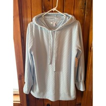 Nine West Cozy Light Blue Woman&#39;s Top Size Large - $26.00