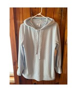 Nine West Cozy Light Blue Woman&#39;s Top Size Large - $494.17 MXN