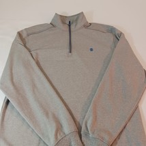 IZOD Advantage Men's Performance Stretch 1/4 Zip Pullover Gray Sweatshirt Sz LT image 9