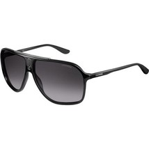 Carrera CA6016S D28IC Shiny Black/Grey Lens Men Sunglasses 62mm - $66.93