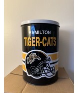 Hamilton Tiger-Cats CFL Football Metal Storage Container Garbage Bin wit... - $47.05 CAD