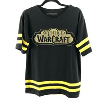 WeLoveFine World of Warcraft Womens T Shirt Top Black Yellow Size XXL - $14.50