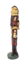 VTG Rustic Pencil Santa 12.5&quot; Figurine Christmas Decor Let it Snow St. N... - £17.61 GBP