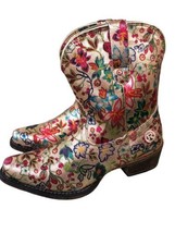 Roper Western Boots Womens Ingrid 7&quot; Multi-Color 09-021-1567-1638 MU - $82.12