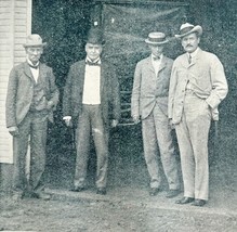 President William McKinley On His Farm Jack Adams 1901 Victorian Art Pri... - $24.99