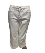 NYDJ white 4P tummy tuck capris - $440.31 MXN