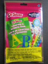Dr. Seuss Activities-To-Go Activity Book Color Crayons Sticker Sheet Age 3+ New! - £5.82 GBP