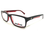 Ironman Eyeglasses Frames IM301 BLR Black Red Rectangular Full Rim 54-16... - £37.78 GBP