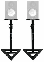 (2) Rockville Adjustable Studio Monitor Speaker Stands For Yamaha HS7 Monitors - £87.92 GBP