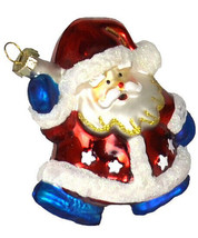 Patriotic Santa Christmas Ornament - £11.15 GBP