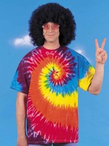 Forum Hippie TIE-DYE T-SHIRT Hippie Generation Adult Costume Accessory 53843 - £10.98 GBP