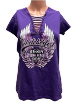 Woman’s Large Biketoberfest 30th Anniversary 2022 Top New With Tags - $226.15 MXN