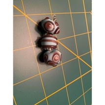 Handmade Aqua and purple lampwork glass beads - New - $147.05 MXN