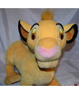 Disney THE LION KING 20&quot; Young SIMBA Plush Stuffed Animal 2002 Hasbro Li... - £18.03 GBP