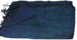 Fair Trade Tibetan Yak Wool Woollen Shawl/Blanket 1.8M x 0.8M - £21.49 GBP