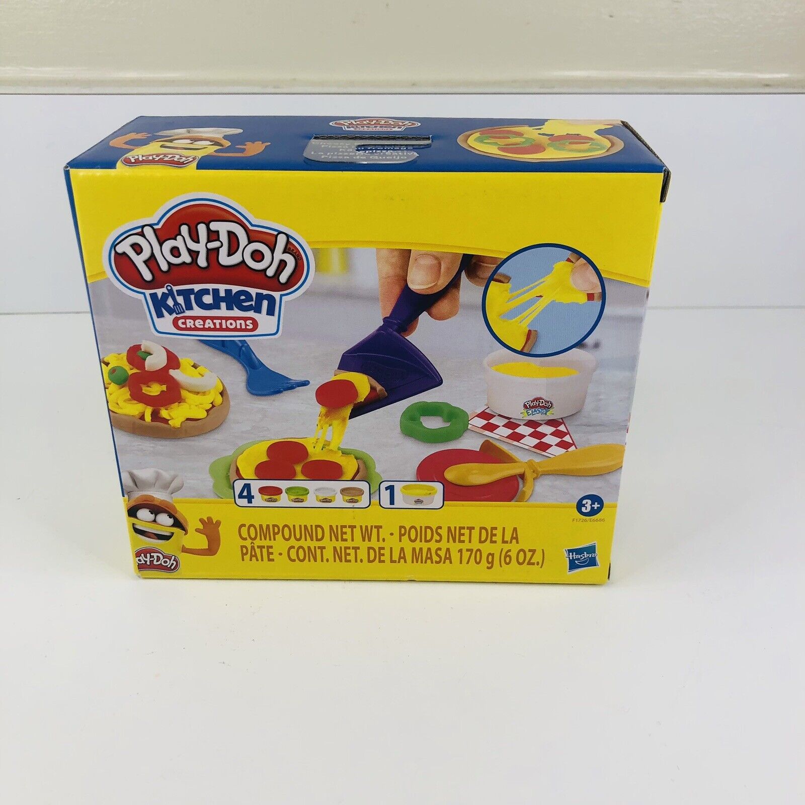Play-Doh Kitchen Creations Pizza Party Fiesta Kids Playset Clay Dough Hasbro New - £6.32 GBP