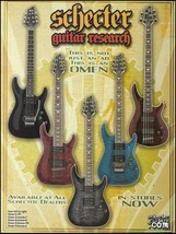 Schecter Guitar Research Omen Extreme Series guitars advertisement ad print - £3.43 GBP