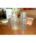 BARTON’S DyanShine Liquid Shoe Polish Clear Glass Bottle Hazel Atlas Qty... - £15.95 GBP