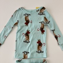 GAP Kids Girl Long Sleeve Bunny Christmas Holiday Pajama Set 14 years - £8.68 GBP
