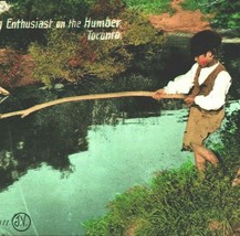 Young Enthusiast Child Fishing Humber River Toronto Ontario Canada DB Postcard - £2.61 GBP