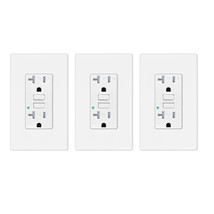 GFCI Outlet 20 Amp,Greencycle 3PK GFI Electrical Outlet Outdoor,20amp Gr... - $70.99