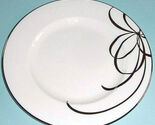 Kate Spade Belle Boulevard Salad Dessert Plate 8.25" Platinum Bow Lenox New - $24.65
