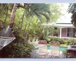 Poolside Papa&#39;s Hideaway Hotel Key West Florida FL UNP Chrome Postcard P1 - $13.81