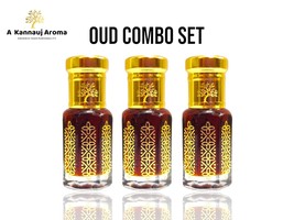 Luxury Oud Attar Gift Set • Assam Oud • Cambodian Oud • Oud Al Bakhoor (... - £153.12 GBP