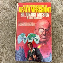 Billionaire Mission Action Paperback Book by Joseph Rosenberger Thriller 1974 - £9.63 GBP