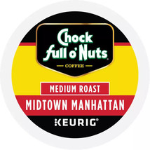 CHOCK FULL O' NUTS MIDTOWN MANHATTAN MEDIUM ROAST KCUPS 12CT - $9.99