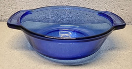 Anchor Hocking Ovenware Cobalt Blue Glass 1.5 QT 9&quot; Round Casserole Dish - $371.58 MXN