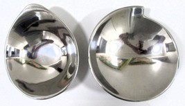 Two Nambe 1990&#39;s Bowls 700 Eva Zeisel Oval and 628 Round Serving Bowls - £62.51 GBP